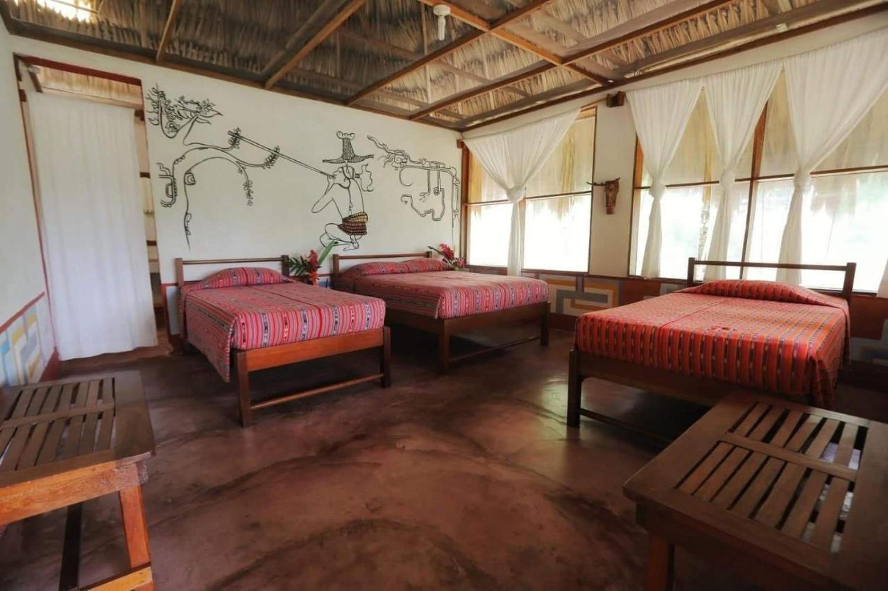 Ecolodge El Sombrero Laguna Yaxha ภายนอก รูปภาพ