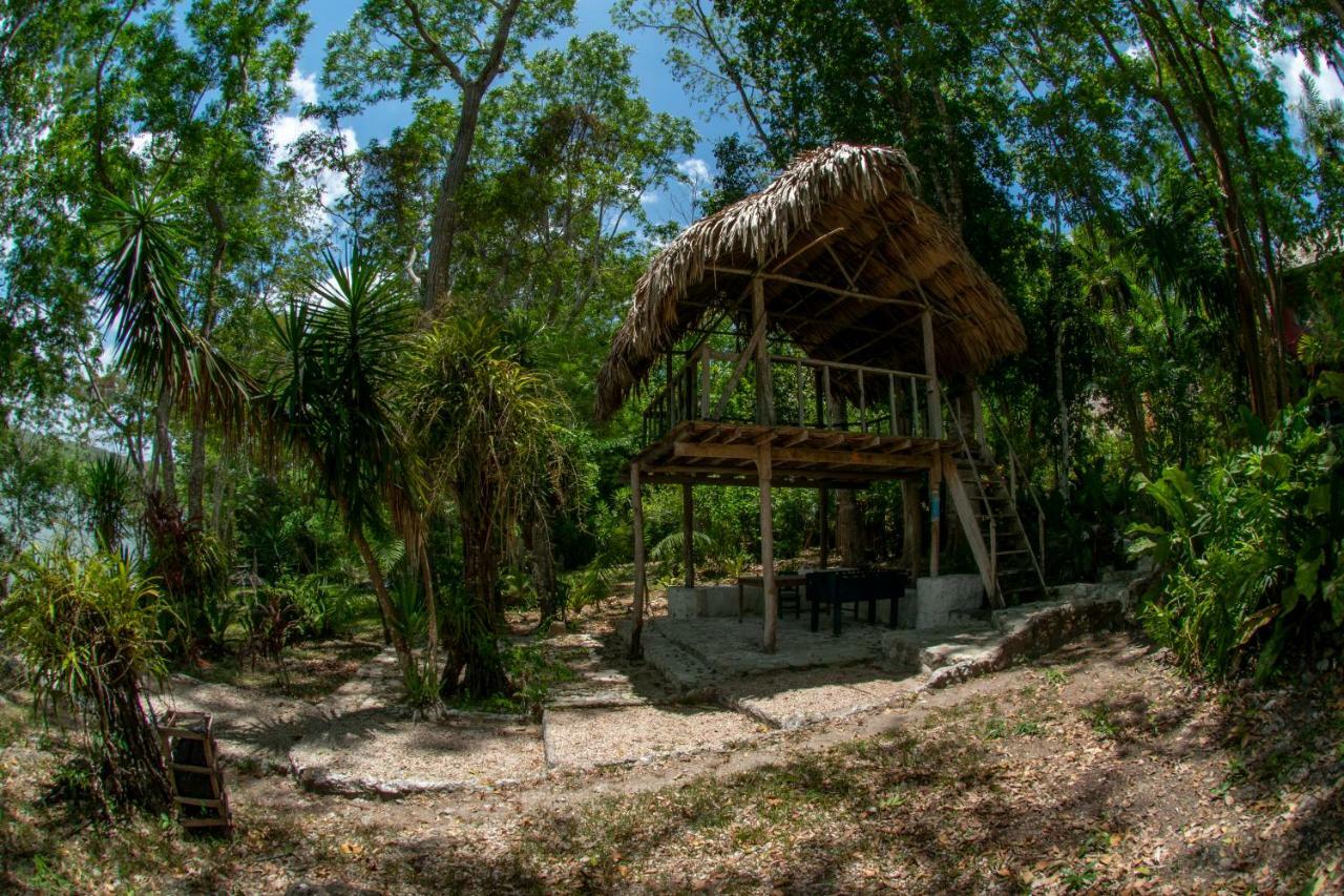 Ecolodge El Sombrero Laguna Yaxha ภายนอก รูปภาพ