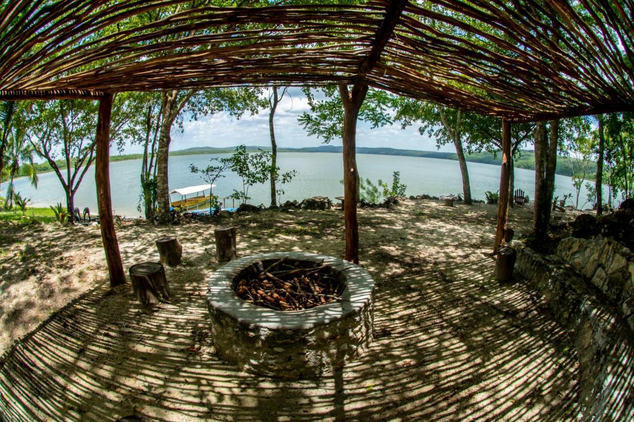 Ecolodge El Sombrero Laguna Yaxha ภายนอก รูปภาพ